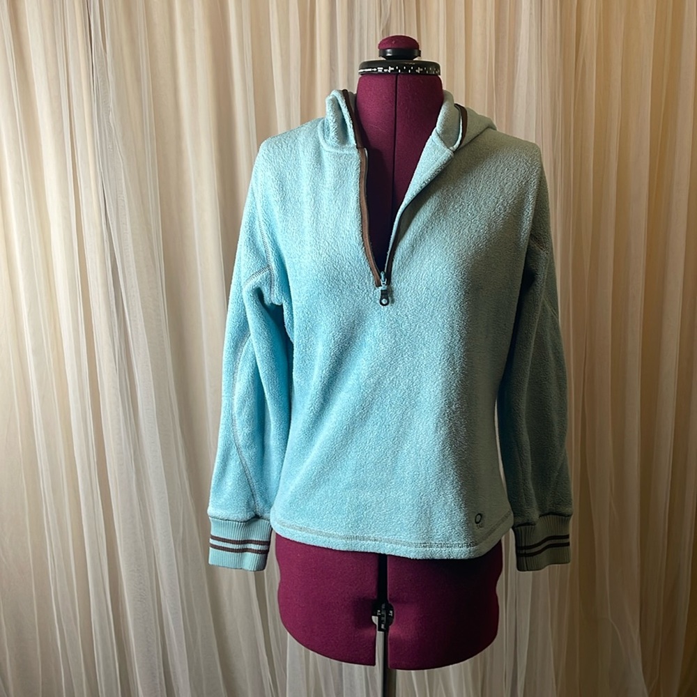 Ojai Blue & Brown Pullover Size S